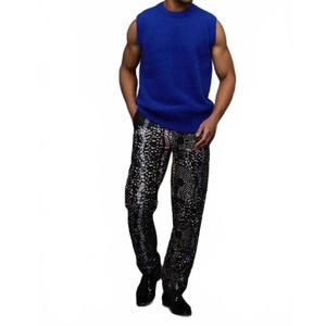 NEW CHUKS COLLINS oke vest in blue